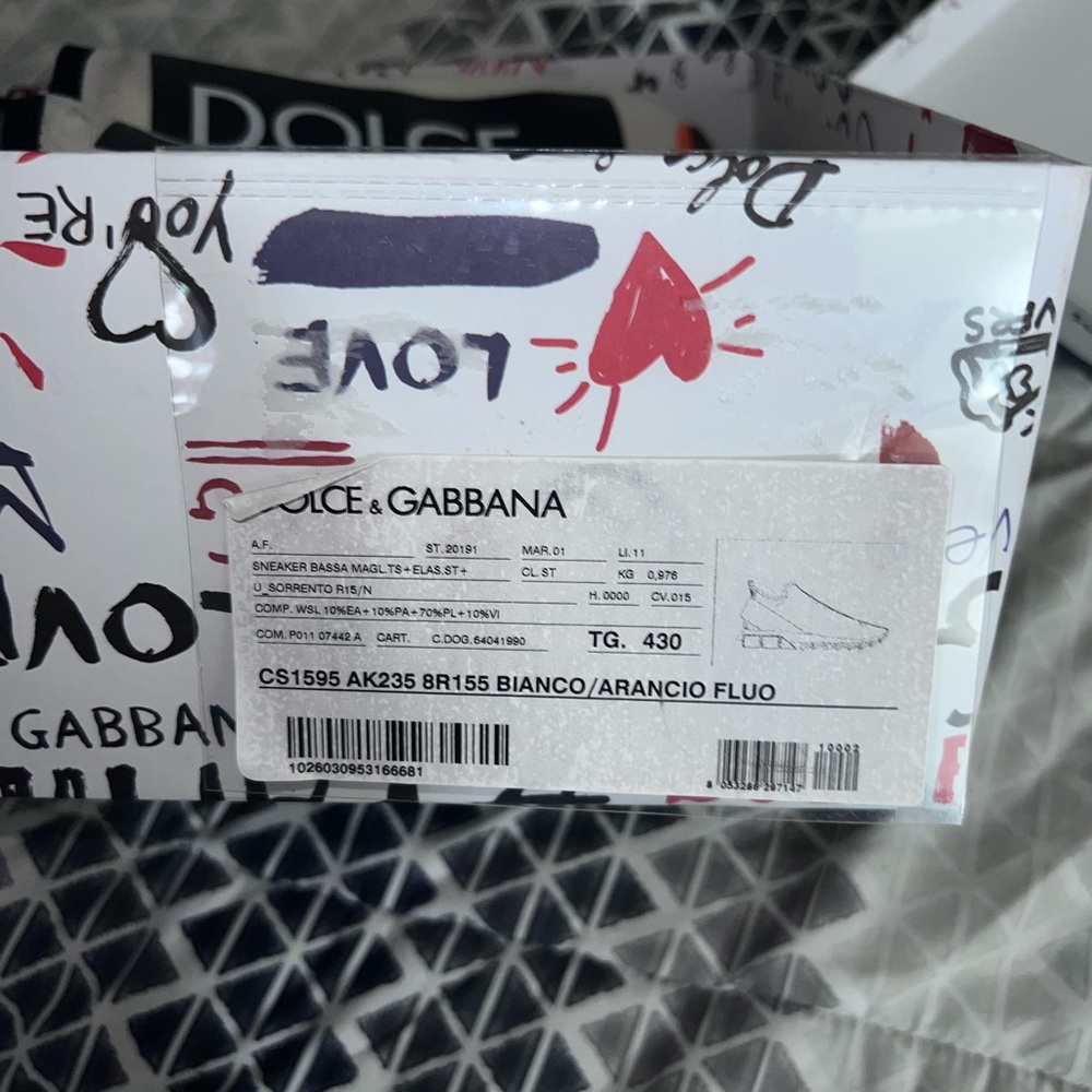 Dolce & Gabbana Sorrento Gel Sneakers
